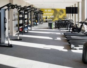 Gym at Hampton By Hilton Riga Airport.