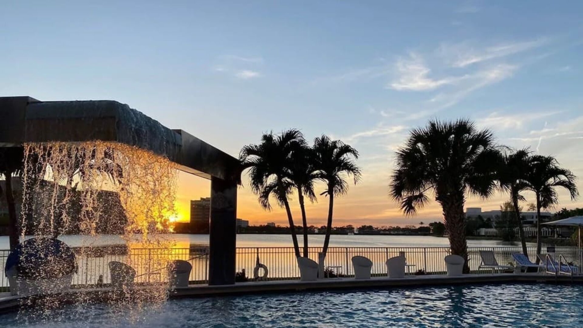 Outdoor pool at Pullman Miami Airport.