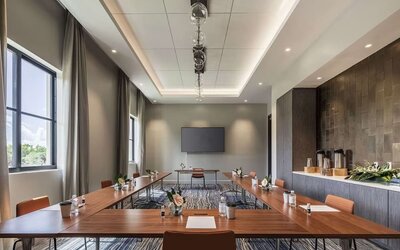 Meeting room at THesis Hotel Miami Coral Gables, Curio Collection By Hilton.