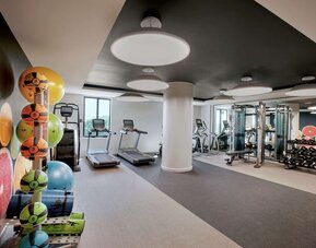 Gym at THesis Hotel Miami Coral Gables, Curio Collection By Hilton.