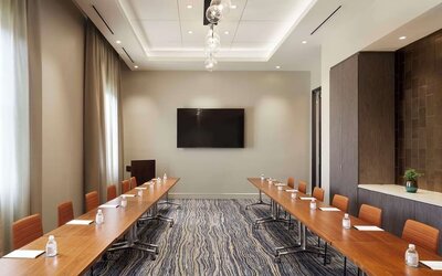 Meeting room at THesis Hotel Miami Coral Gables, Curio Collection By Hilton.
