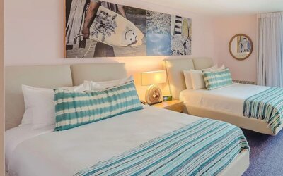 Day room at Plunge Beach Resort.