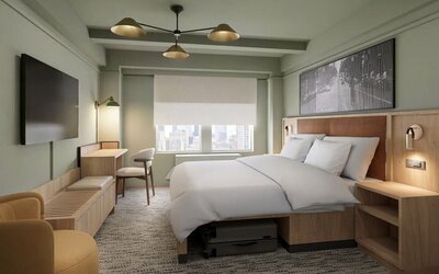 Day room at Row NYC.