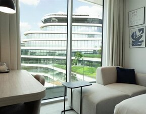 Day room at Hilton Garden Inn Brussels Airport.