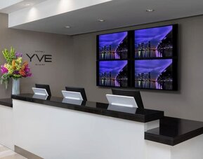 Reception at YVE Hotel Miami.