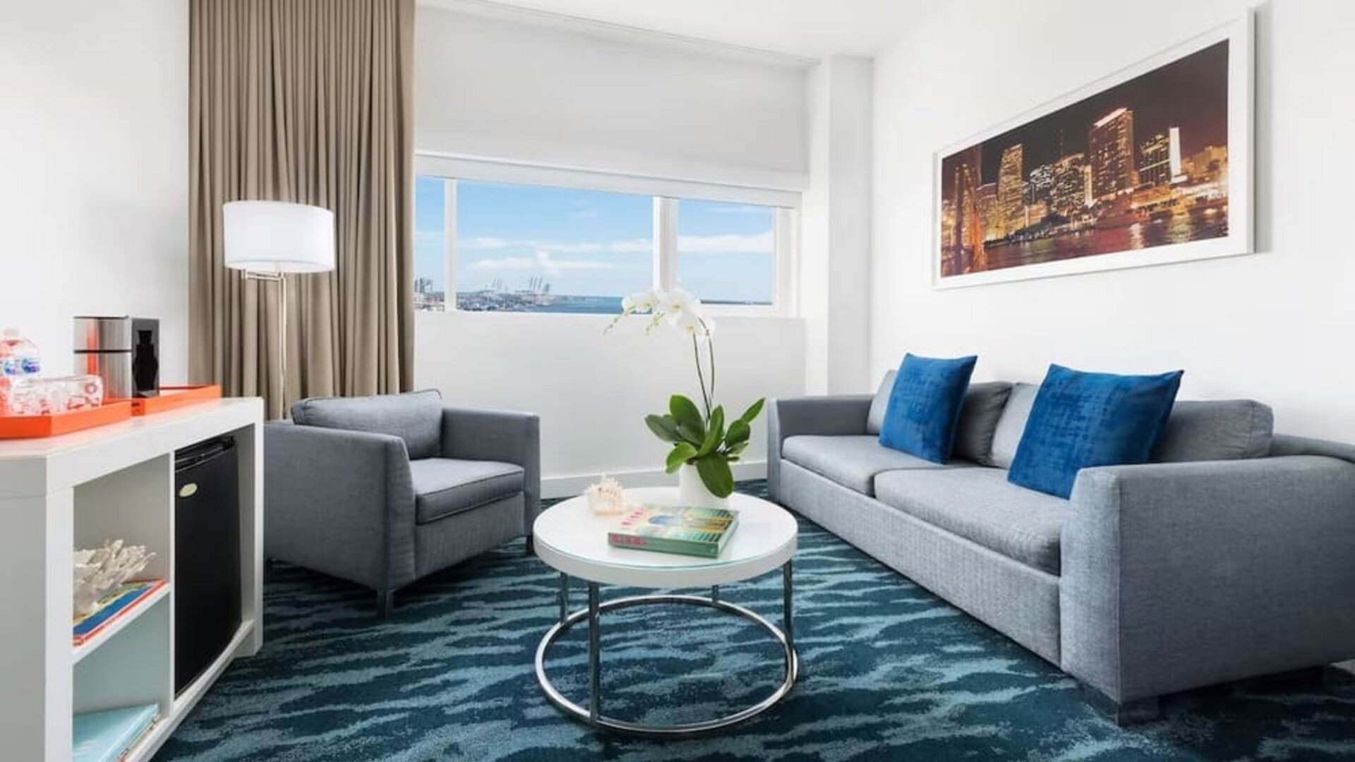 Day room at YVE Hotel Miami.