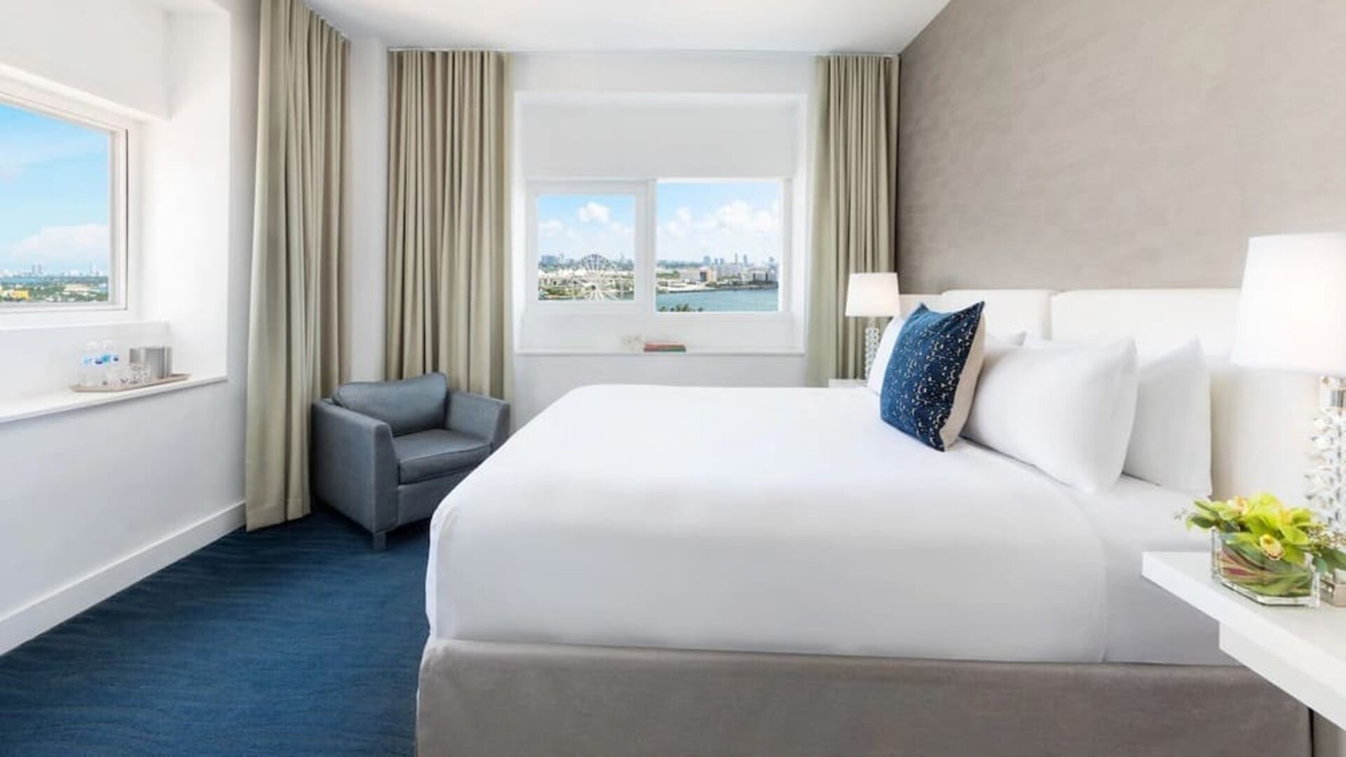 Day room at YVE Hotel Miami.