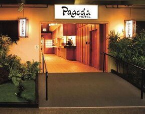 Entrance at Pagoda Hotel.