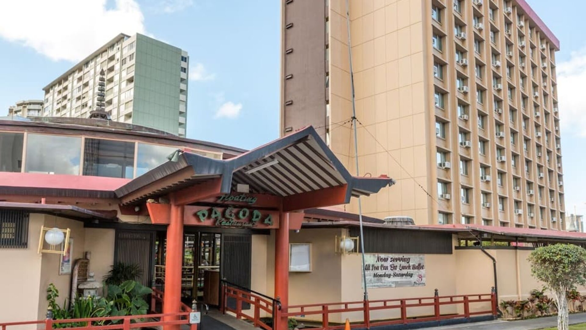 Exterior at Pagoda Hotel.