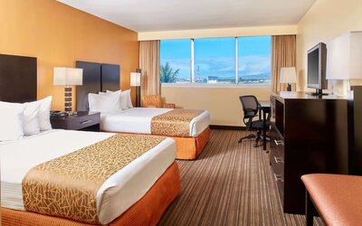 Day room at Best Western The Plaza Hotel Honolulu Airport.