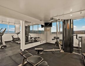 Gym at Best Western The Plaza Hotel Honolulu Airport.
