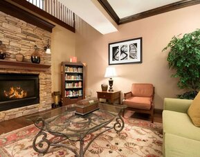 Fireplace at Country Inn & Suites By Radisson, Norcross, GA.