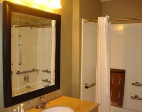Bathroom at Country Inn & Suites By Radisson, Norcross, GA.