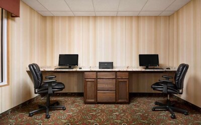 Business center at Country Inn & Suites By Radisson, Norcross, GA.