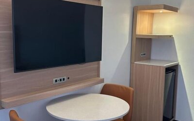 Day room at Nubell Motel.