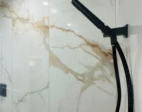 Bathroom at Nubell Motel.