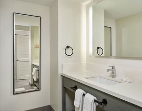 Bathroom at Kaimana Beach Hotel.