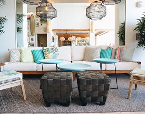 Lobby at Kaimana Beach Hotel.