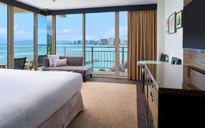 Day room at Kaimana Beach Hotel.