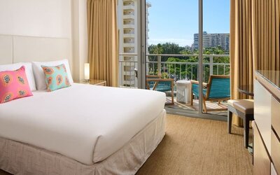 Day room at Kaimana Beach Hotel.