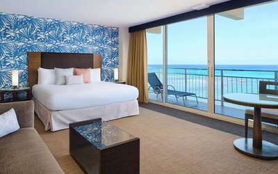 Day room at Kaimana Beach Hotel.