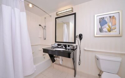 Bathroom at Fairfield By Marriott Inn & Suites White Marsh.