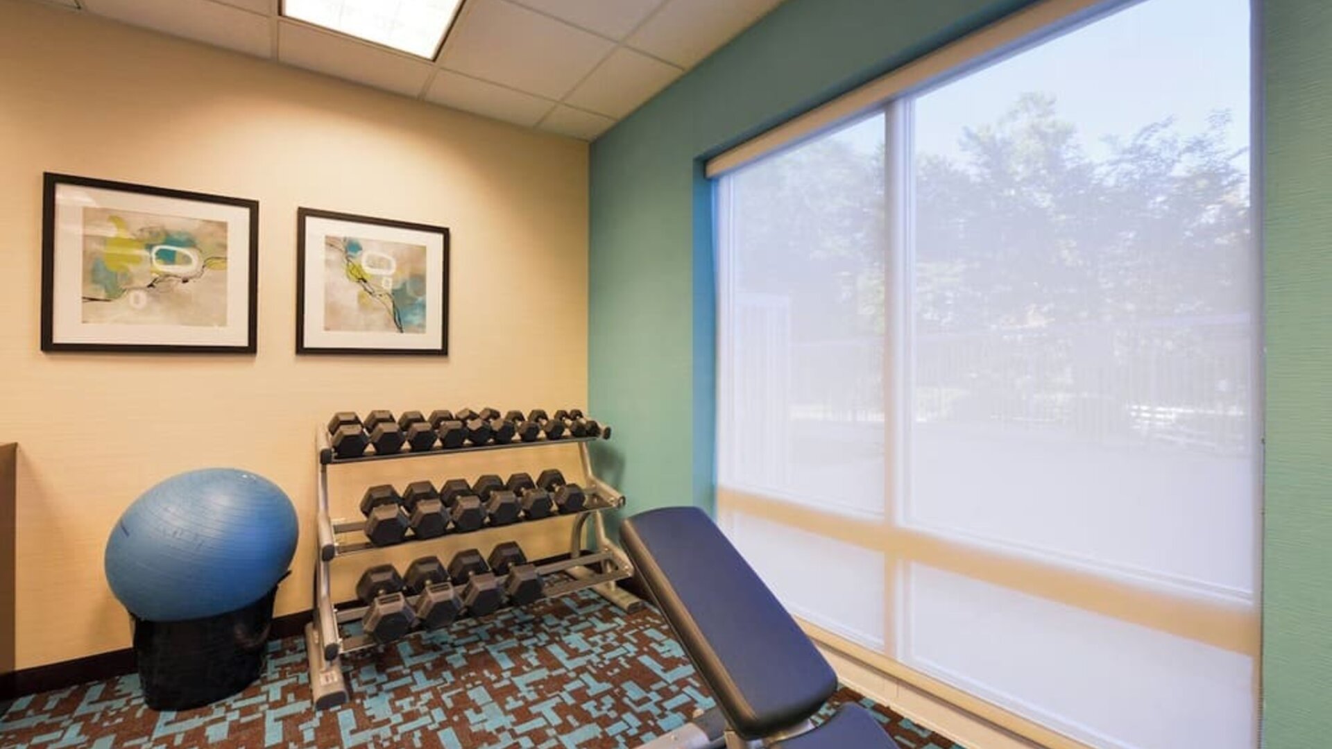 Gym at Fairfield By Marriott Inn & Suites White Marsh.