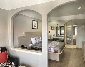 Day room at Island Suites Hobby Airport.