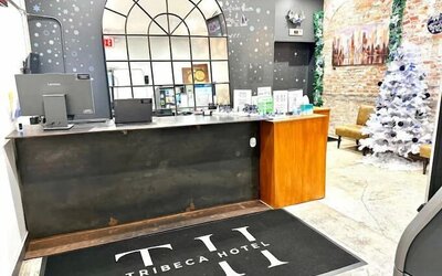 Reception at Tribeca Hotel FiDi.