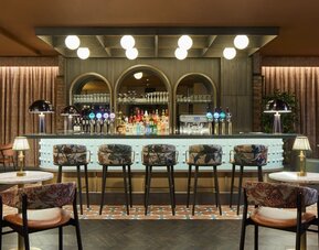 Hotel bar at Leonardo Hotel Dublin Parnell Street.