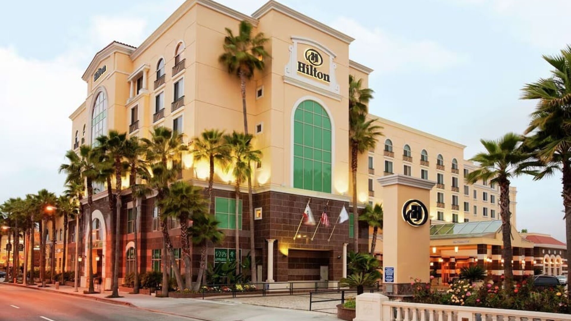 Breathtaking exterior of Hilton Los Angeles/San Gabriel.