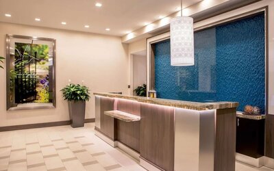 Welcoming reception at Hilton Garden Inn NYC Financial Center/Manhattan Downtown.