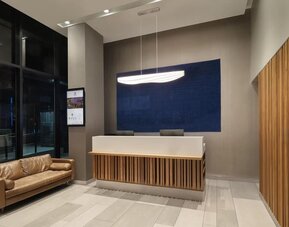 Reception with comfortable seating  at Best Western Premier Empire State Hotel.