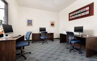 Fully equipped business center at New Yorker by Lotte Hotels