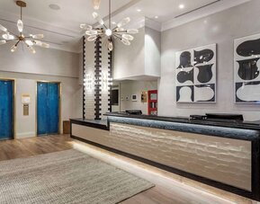 Welcoming reception at The Draper Tapestry Collection By Hilton.