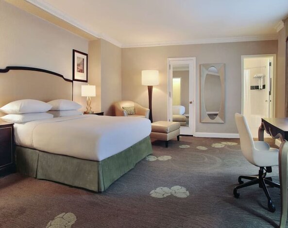 Day use room with work desk at Palmer House A Hilton Hotel.