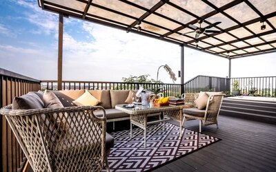 Outdoor area with beautiful views of the property at Divalux Resort & Spa Bangkok Suvarnabhumi Airport.