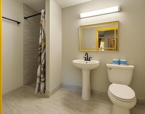 Bathroom at The Mt. Vernon Inn.