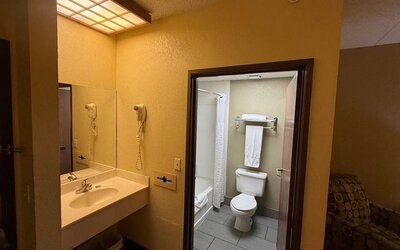 Bathroom at Coratel Inn And Suites By Jasper Wichita North