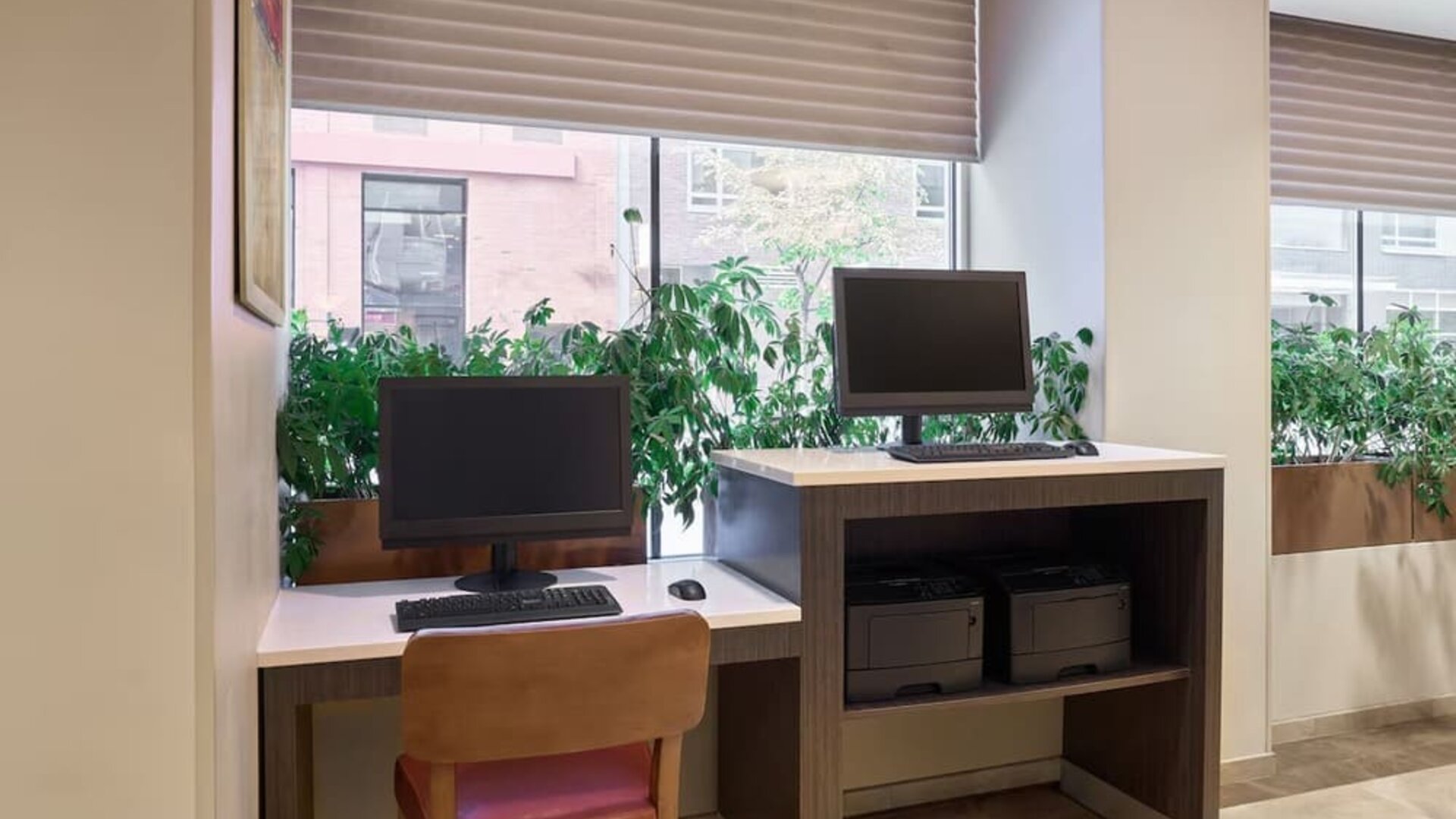 Business center at Candlewood Suites Times Square.