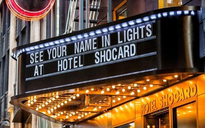 Exterior view of Hotel Shocard NYC.
