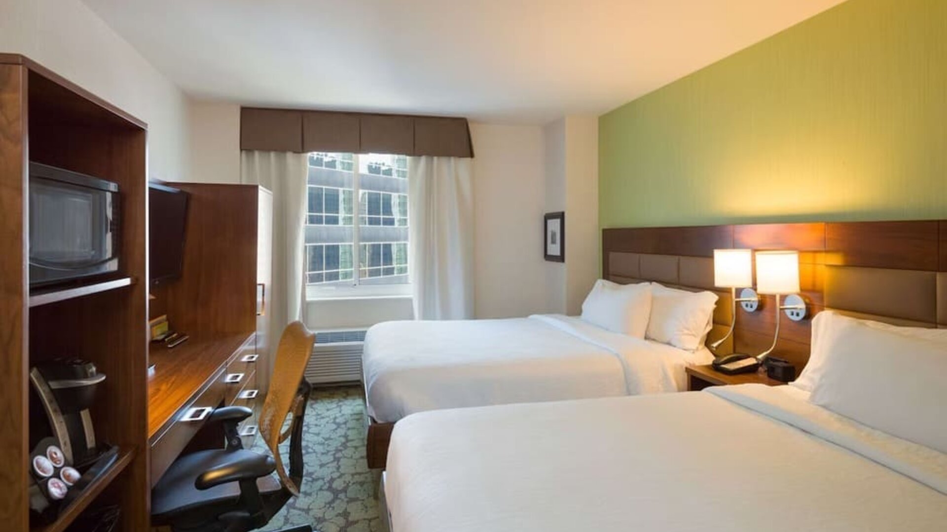 Day room with workspace at Hilton Garden Inn Midtown East..