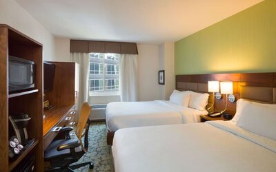 Day room with workspace at Hilton Garden Inn Midtown East..