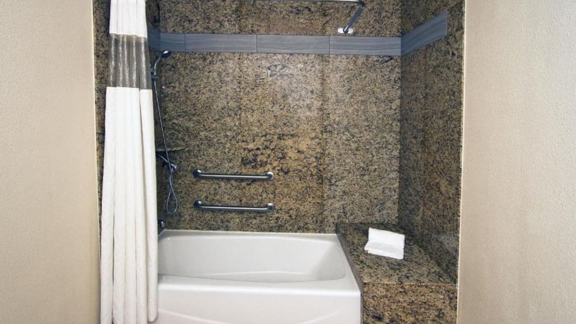 Bathroom with shower at The Stevenson Monterey