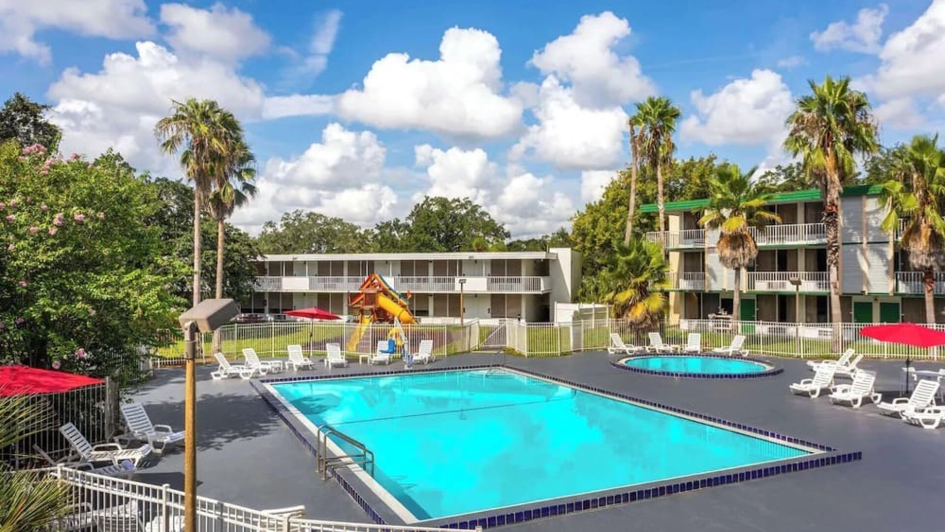 Relaxing outdoor pool at Baymont by Wyndham Maingate.