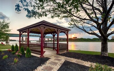 Outdoor grounds at Red Roof Inn PLUS+ Secaucus - Meadowlands - NYC