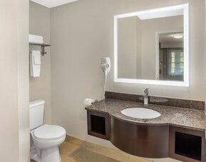 Bathroom at Best Western Fort Lee.
