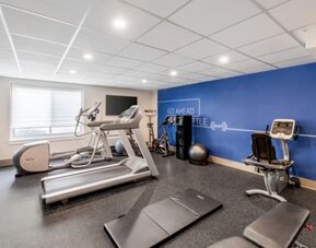 Fitness center at Holiday Inn Express Chicago - Downers Grove.
