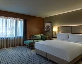 Day use room with TV and natural light at DoubleTree By Hilton Istanbul Macka.
