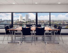 Professional meeting room at DoubleTree By Hilton Rotterdam Centre.